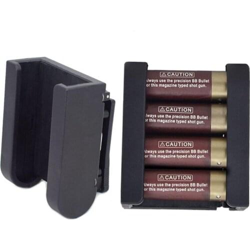 Tactical 12 Gauge Shotgun Bullet Ammo Cartridge Holder Blet Clip Shothell Carrier Mag Pouch Magazine Holder Airsoft XM1014 M870