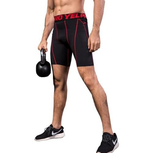 Muscleguys Quick Dry Compression Shorts Mens Bodybuilding Fitness Tight Shorts Sweat Sportwear Short Trousers Gyms Shorts Male