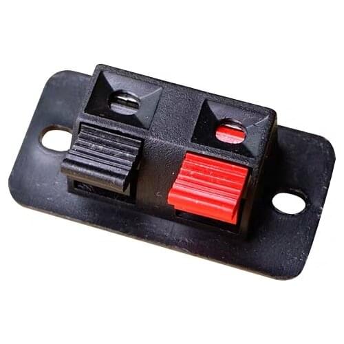 2pcs WP External Banana jack 4Pin/2pin Speaker Amplifier Wire Clip Audio Socket WP 2/4 Pole Spring Terminal Switch Power clamp