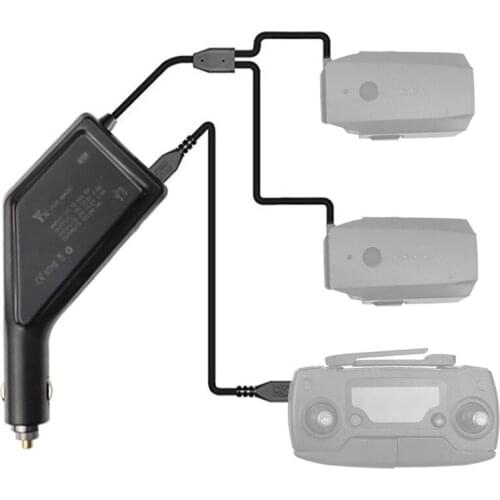 Mavic pro charger 3-in-1 Dual Battery Charger With USB Car Charger Remote Charger for DJI MAVIC PRO Drone Battery Charger