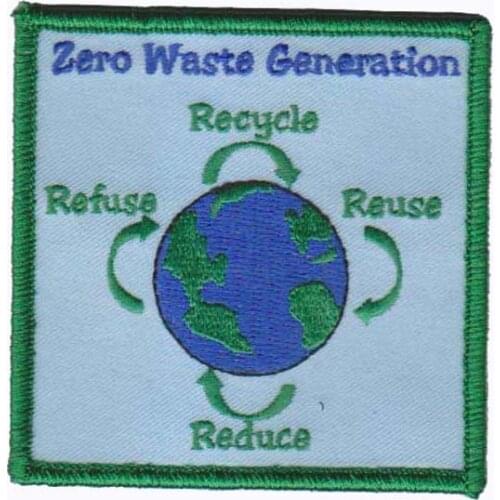 Zero Waste Generation Embroidery Patch Sew On Clothing Labels Personalized Fabric Name Tags Twill Welcome Customized MOQ50pcs