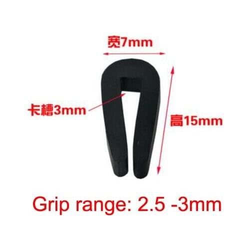 1 Meter U Channel EPDM Moulding Trim Strip Edge Guard Rubber Sealing Strip Weatherstrip Car Door Protector