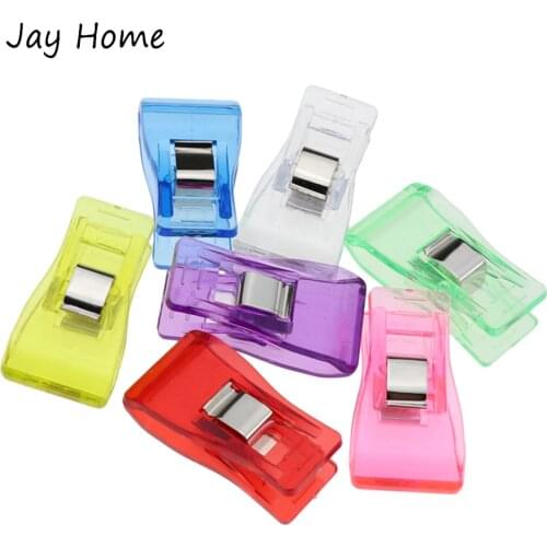 20Pcs Sewing Clips for Quilting Multipurpose Plastic Clamps for Fabric Crafts Wonder Clips Knitting Sewing Binding Clip Tools