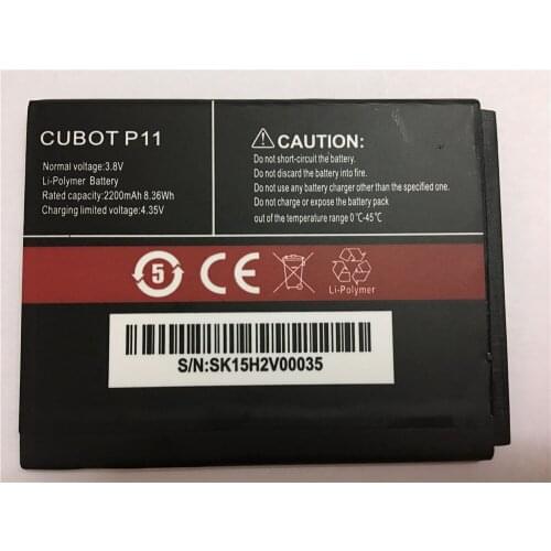 Mobile phone battery for CUBOT P11 battery 2200mAh Original battery High capacit Mobile Accessories for CUBOT phone battery