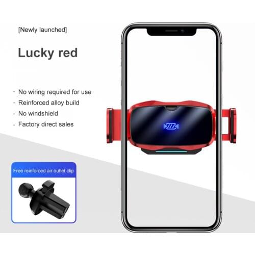 Car Holder Electric Induction Phone Holder Stand Automatic Locking GPS Car Navigation Cellphone Stand Holder Universal Support