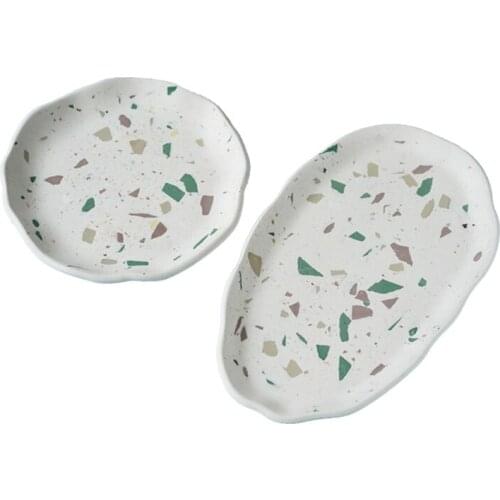 Large Jewelry Tray Silicone Material Handmade Aromatherapy Candle Base Mold DIY 3D Terrazzo Cement Epoxy Mould Home Decoration