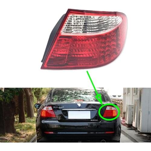 Car Tail Lamp For Mitsubishi Galant 2007~2012 Auto Rear Light Assembly Turning Signal Brake Lamp Warning Bumper