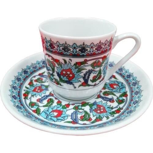Turkish Coffee Cup Pad Are Produced In Gural Porcelain Topkapi 12 Piece