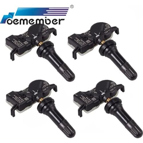 4X TPMS Tire Pressure Monitoring Sensor 68313387AB For Dodge Jeep Grand Cherokee 433MHz High Quality Perfect Fit