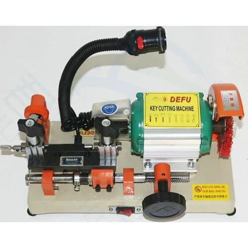 Defu 2AS Car and house key cutting machine 220V/110V horizontal machine key duplicating machine locksmith tools