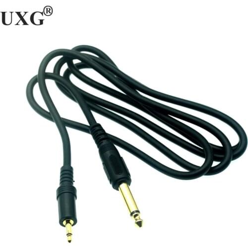 1/8 to 1/4 TS Cable Ancable 3.3ft/6ft/10ft 3.5mm to 6.35mm Male to Male Mono Cables 1.5m 3m 5m