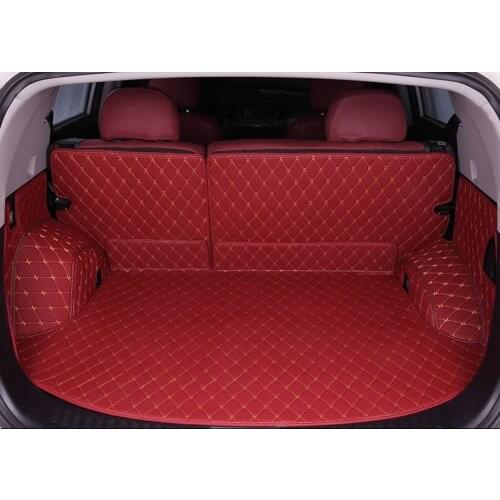 MATIKOHI Custom car trunk mats for Hummer H2 H3 2007 2008 2006 2009 for Hanteng X7 X5 X7 all weather heavy duty high quality