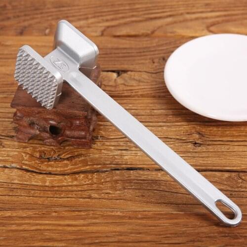 Steak Tenderizer Beef Pounder Kitchen Cooking Tool Accessories Aluminum Alloy Meat Hammer New W9219