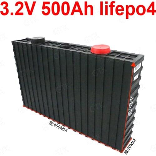 Brand new lifepo4 3.2V 500AH Lifepo4 lithium battery deep cycle for DIY 12V 24V 48V 500Ah inverter solar energy storage Tricycle