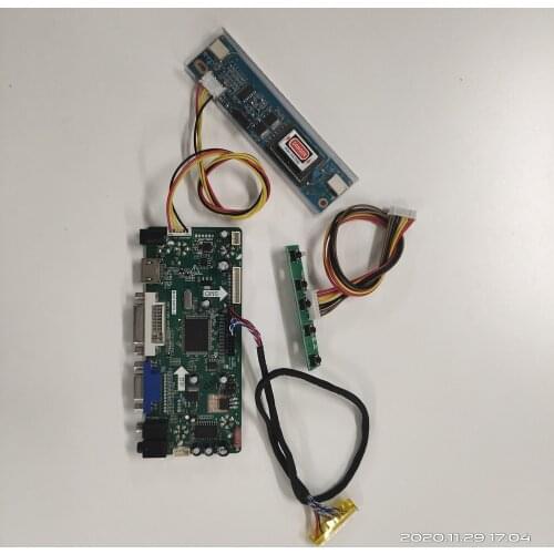 Kit for MT200LW01 V.A/V.0 1600x900 DIY Panel 30pin LCD HDMI+DVI+VGA 2 Lamps Audio Driver Controller Board Monitor Display Screen