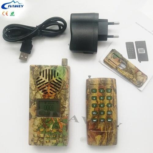With remote controll hunting bird song mp3 player hunting duck pigeon sound decoy equipment timer on off