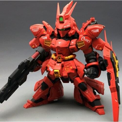 SD BB MSN-04 SAZABI Unpainted Unassambled Resin Parts Kit Gift For Boyfriend Diy Model Toy
