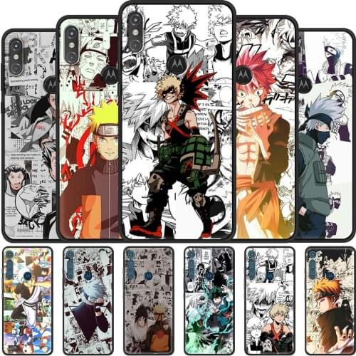 Silicone Cover for Motorola G9 Play One Fusion Plus G8 Power Lite Phone Case E6s Edge G30 G Soft Funda Animation Collection Capa