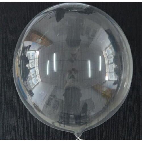 5pcs/lot No Wrinkle Bobo Transparent Clear Balloons Marriage Wedding Decoration Helium Inflatable Balls Gifts Bubble Balloons