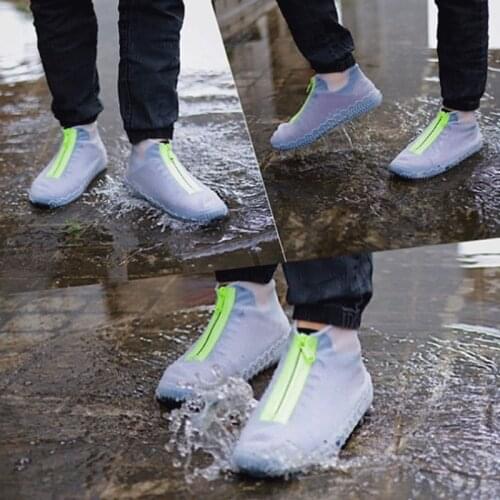 High Quality Rubber Waterproof Shoes Covers Rian Shoe Cover Men Women 2021 Fashion Reusable Covers Shoes Children