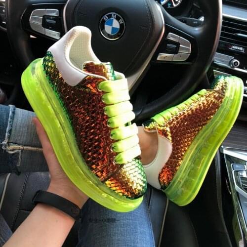 2020Shoes for women Luxury brand high quantity Weave Shoes Trend Couples Thick Bottom Increased Casual Platform Womens Sneakers