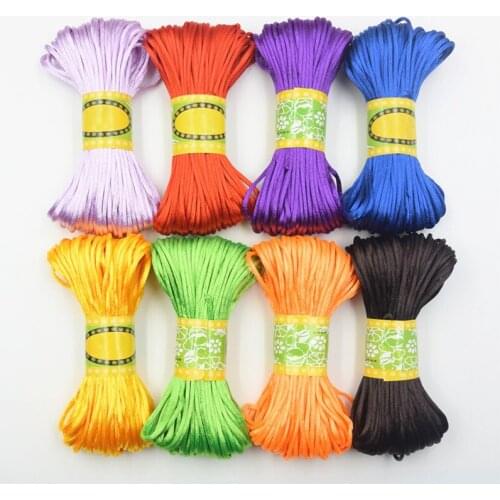 1Pcs 20M Diy Baby Teether Cord Multifunctional Polyester Nylon Baby Teething Cord Rope Handmade Baby Supplies