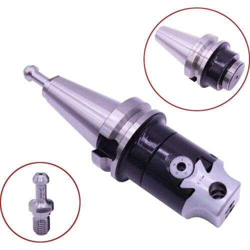 1PCS F1 BT40 M16 Boring Head connecting handle 2 Inch Boring Head boring bar connecting thread: 1-1/2"-18UNF For Lathe Milling