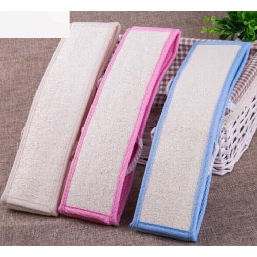 100pcs Unisex Soft Exfoliating Loofah Shower Bath Back Brush Strap Massage Spa Scrubber Sponge Body Brush Skin Health Cleaning