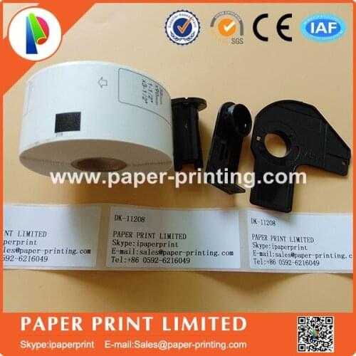 20 roll/lot brother label dk-11208 38 x 90mm 400 labels per roll shipping labels dk 1208 dk1208