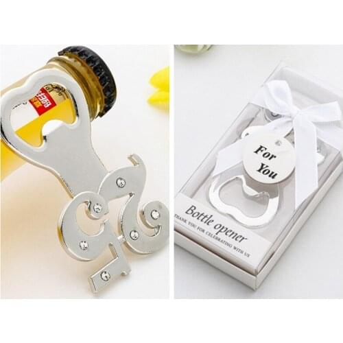 20 Pieces/lot) 25th Silver Wedding favor of 25th Anniversary Design Bottle Opener favors for wedding birthday and bridal shower