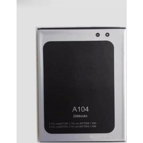 50pcs/lot 2000mAh For Micromax A104 Battery for Micromax A104 mobile Cell phone Battery in stock+ Free shipping