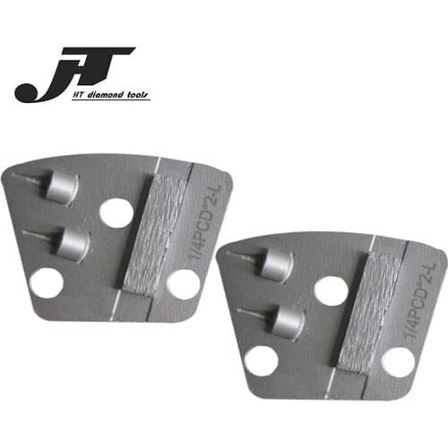 Diamond PCD Grinding Pad Tools Block For Concrete Terrazzo Floor Coating Removal 2*1/4PCD + TCT 9PCS Free Shipping