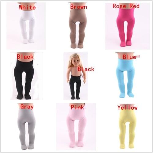 Doll Leggings 15 Styles Clothing Accessories For 18 Inch American & 43Cm Born Baby Our Generation Christmas Birthday Girls Gift