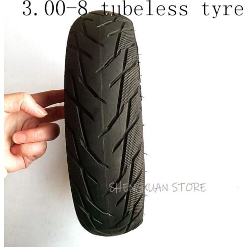 Good Quality 3.00-8 Tubeless Tire Fits for Scooter ,Gas and Electric Scooters Warehouse Vehicles Mini Motorcycle Moped 8" Rim