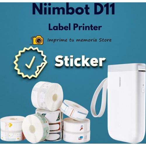 NIIMBOT D11 Mini Wireless Pocket Portable Printer Label Paper Label Printer Thermal Sticker Printer For Home Use Comercial Study