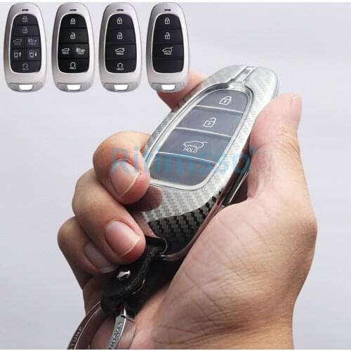 Zinc Alloy +Tpu Car Key Case Key Cover for Hyundai Sonata Tucson Solaris I30 Grand Stare 2019 2020 MPV Remote Keyless
