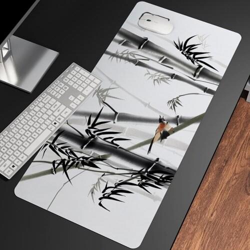 Chinese Style Beautiful Ink Painting Mouse Pad Best-selling Gaming PC Gamer Rubber Mouse Pad Game Accessories Keyboard Mousepad