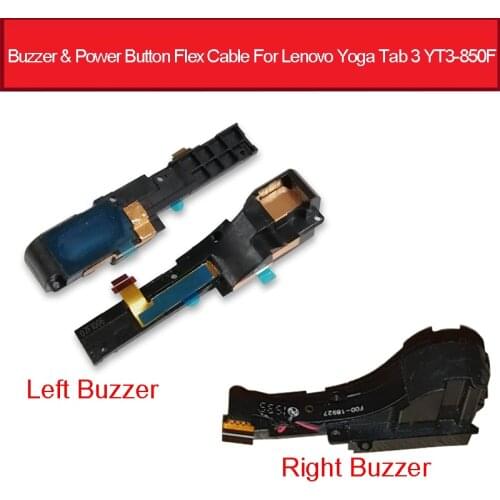 Power flex cable & Ringer Louder Speaker Module For Lenovo Yoga Tab 3 YT3-850F Loudspeaker Buzzer Replacement Parts