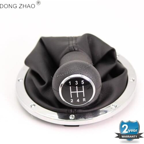 For VW Parati 2004 2005 2006 2007 2008 2009 2010 Car-styling 5 Speed Gear Stick Level Shift Knob With Leather Boot