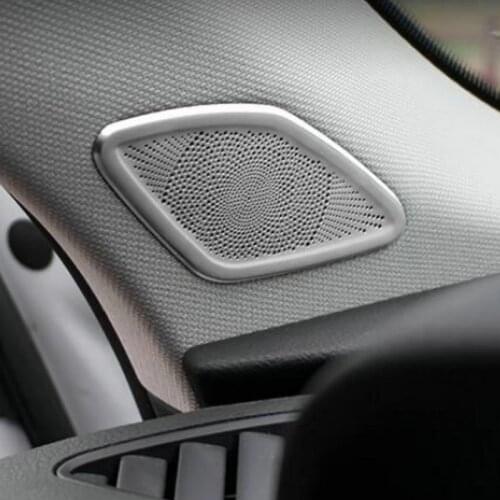 2PCS/SET Automobile A column sound stainless steel decorative sequins for Audi A3 2014-2017