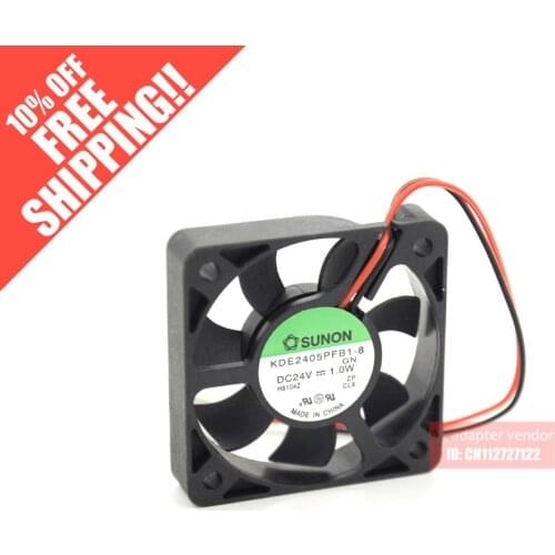 Brand new KDE2405PFB1-8 SUNON DC24V 1.0W 50*50*10 cooling fan