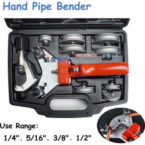 Tubing Pipe Bender Copper Pipe Tubing Bender 1/4''to 1/2''MM Copper/Aluminum Manual Tube Bending Tool Kit 6/8/10/12mm