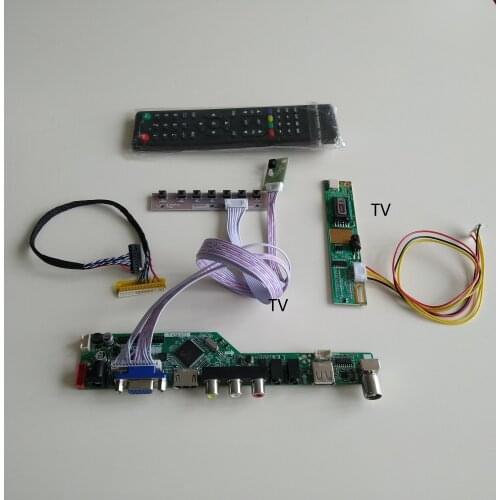 TV HDMI USB VGA AV LCD LED AUDIO 1 CCFL lamps Controller kit Board For 10" HSD100IFW1-A00 1024*600 display