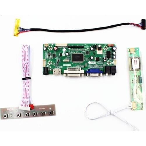 NT68676 LCD repair controller Board DIY kit DVI VGA HDMI-compatible for 15.4 inch QD15TL01 1280x800 LCD screen Free shipping diy