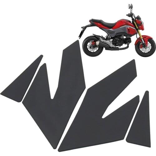 Motorcycle Protector Anti slip Tank Pad Sticker Gas Knee Grip Traction Side 3M Decal For Honda GROM MSX125SF MSX125