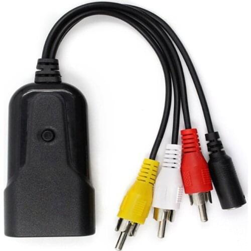 1080P Composite AV RCA to HDMI-compatible Video Converter Adapter Full HD 720/1080p UP Scaler AV2HDMI for HDTV Standard TV