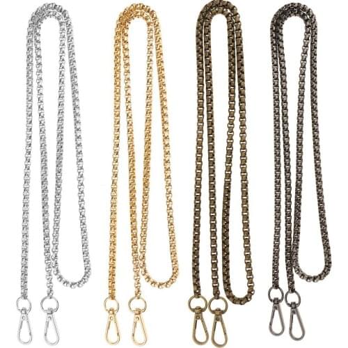 120cm Chain Straps For Bags Shoulder Handbag Chains DIY Belt Hardware For Handbags Strap Replacement Bag Accessories Parts