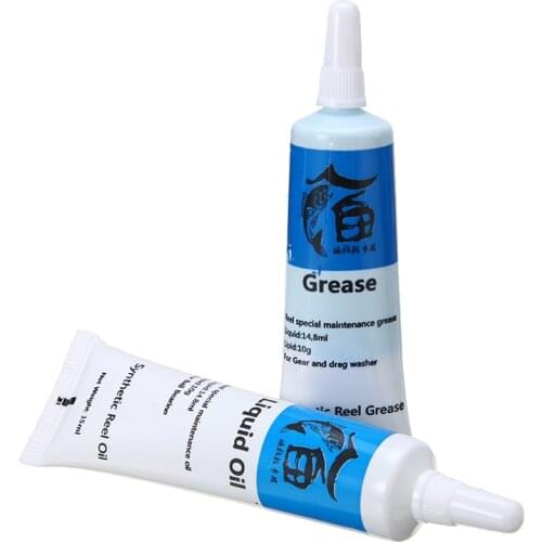2pcs Fishing Wheel Bearing Coil Lubricant Universal Lubricating Oil Grease Fishing Wheel Bearing Lubricant Fishing Reel Oil