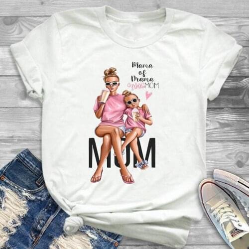 2019 Women Shirt Super Mommy Female Mom Girl Mother Cartoon Ladies Womens Sumer T T-shirt Graphic Printed Top Tshirt