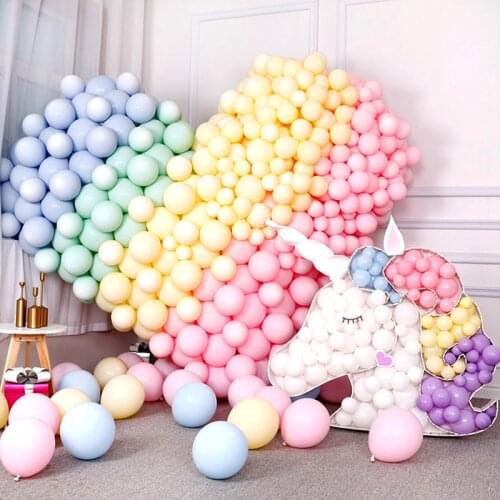 Macaron Mixed Color Balloon Suit Latex Balloon for Home Decorations Wedding Birthday Party Balloon Happy Kids DIY Toys